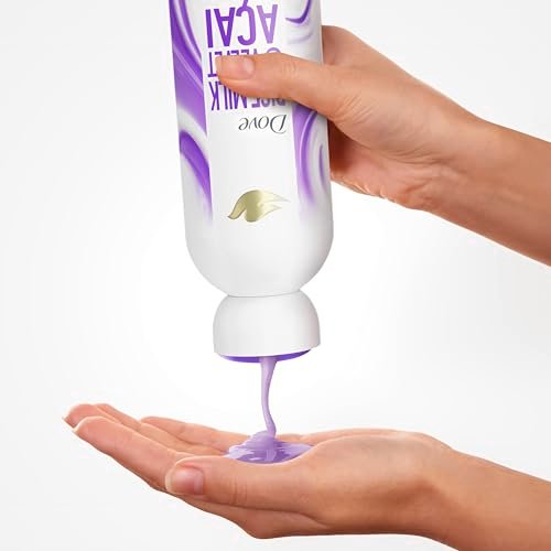Dove Plant Milk Cleansing Body Wash Acai & Rice Milk for Moisturized Skin, 17.5 fl oz - görsel 6