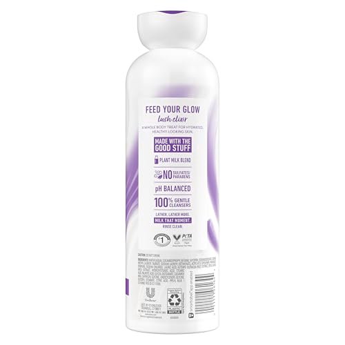 Dove Plant Milk Cleansing Body Wash Acai & Rice Milk for Moisturized Skin, 17.5 fl oz - görsel 4