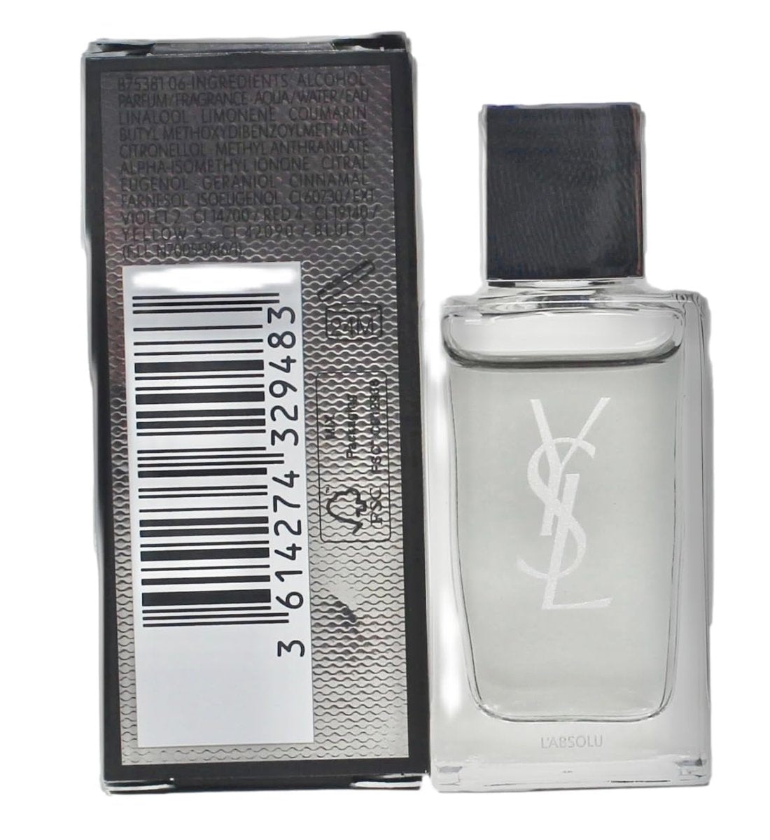 Yves Saint Laurent MYSLF L'ABSOLU PARFUM for Men – Mini Travel Size Splash (7.5 ml / 0.25 Fl Oz) Avelisse