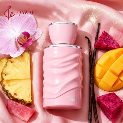 QAWAFI Elysian Fields - Berry Eau de Parfum for Women, Long-Lasting Gourmand Fragrance with Vanilla, Fruity & Floral Notes - 100ml | 3.4 fl. oz