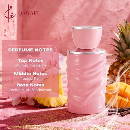 QAWAFI Elysian Fields - Berry Eau de Parfum for Women, Long-Lasting Gourmand Fragrance with Vanilla, Fruity & Floral Notes - 100ml | 3.4 fl. oz