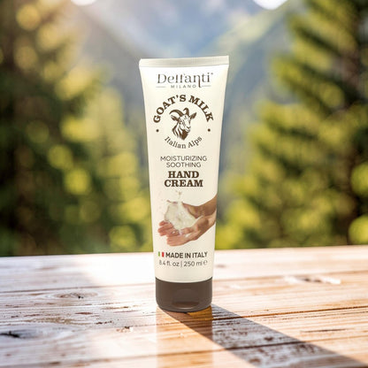 Goat Milk Moisturizing Hand Cream – 8.4 oz (250mL) – Made in Italy – Delfanti-Milano Avelisse