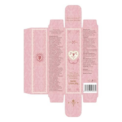 Flower Knows Strawberry Cupid Collection Scented Hand Cream - Moisturizing & Nourishing Butter Hand Lotion with Sweet Fragrance, Natural Ingredients, Travel Size 1.76 oz (Strawberry Milk Shake) Avelisse