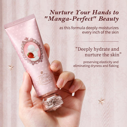 Flower Knows Strawberry Cupid Collection Scented Hand Cream - Moisturizing & Nourishing Butter Hand Lotion with Sweet Fragrance, Natural Ingredients, Travel Size 1.76 oz (Strawberry Milk Shake) Avelisse