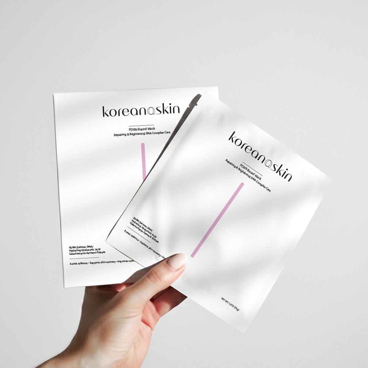 Koreana Skin K-Beauty PDRN DNA Complex Hydrogel Sheet Mask – Korean Regenerative Salmon DNA & Multi-Weight Hyaluronic Acid for Anti-Aging, Firming, Brightening, Deep Hydration – Box of 4 Avelisse