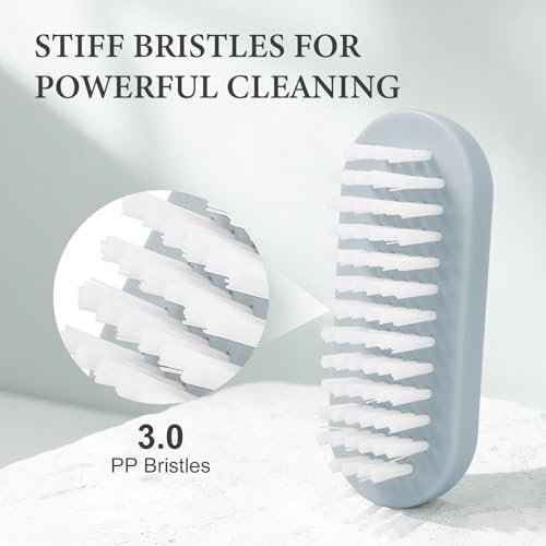 Larbois 4-Pack Two-Sided Nail Brush for Deep Cleaning Fingernails and Toes, Heavy Duty Hand Nail Scrubber for Men and Women - görsel 3
