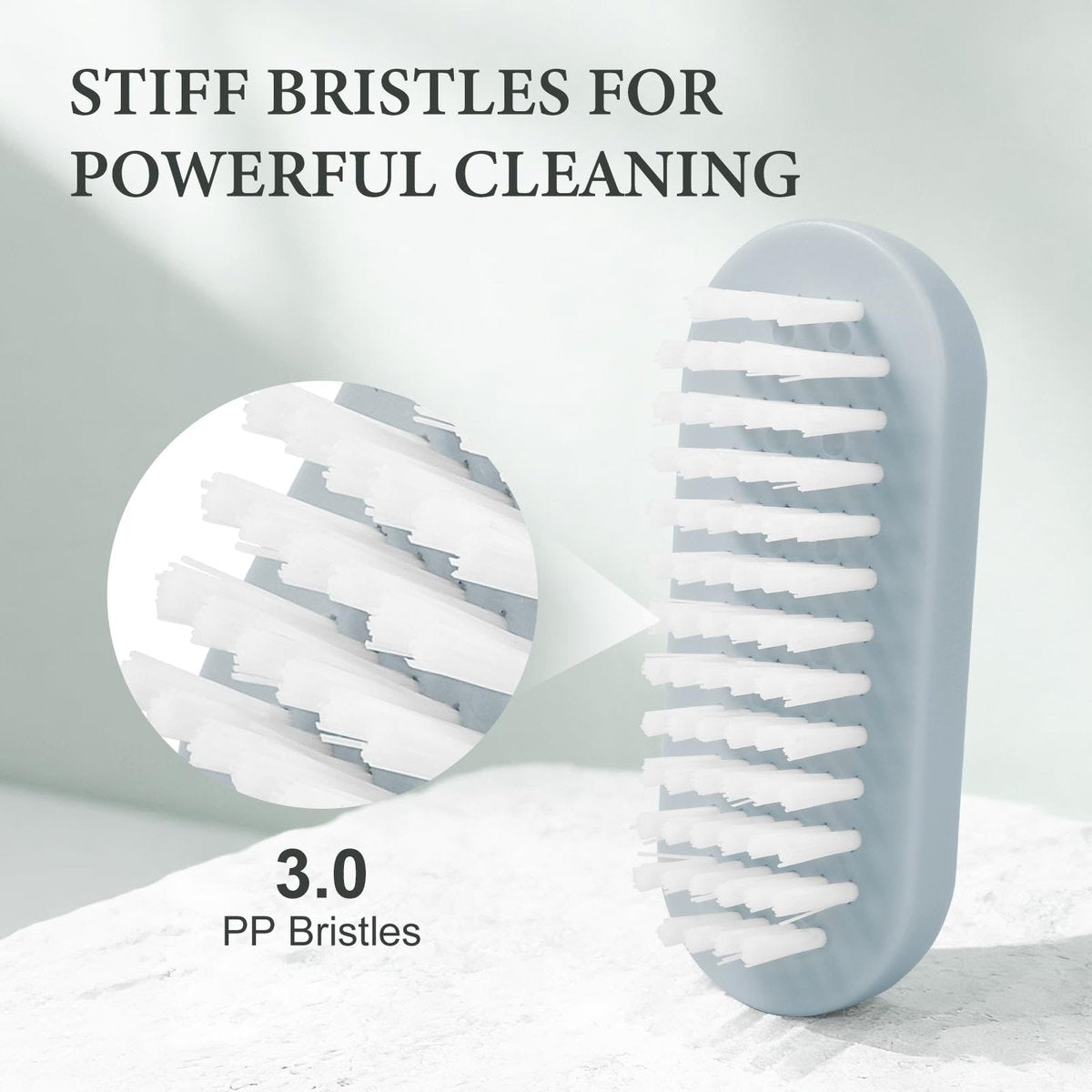 Larbois 4-Pack Two-Sided Nail Brush for Deep Cleaning Fingernails and Toes, Heavy Duty Hand Nail Scrubber for Men and Women - görsel 4