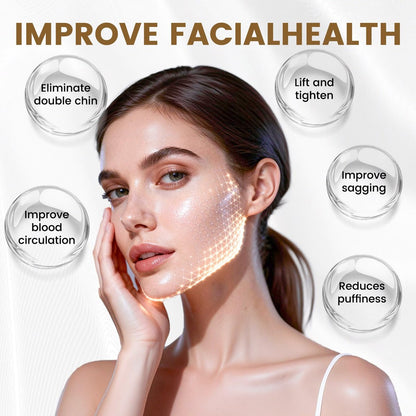 Lymphatic Drainage Massager Face Brush 2 Pack - Sculpt Jawline, Reduce Puffiness, Improve Skin Glow & Absorption