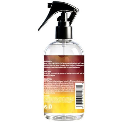 Goiple Loc Moisturizing Spray for Dull, Dry Locs - Daily Passion Fruit Hair and Scalp Moisturizer for Dreadlocks, Locs, Microlocks, Braids - Lightweight Refreshing Moisturizer Loc Spray for Anti-Frizz (10 Fl Oz)