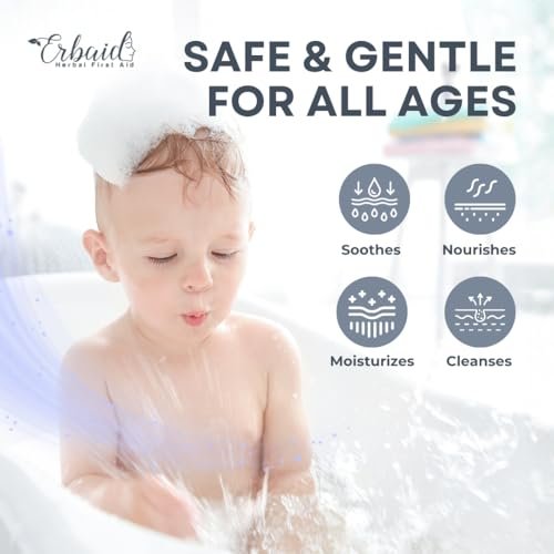 Natural Unscented Goat Milk Baby Soap Bar for Sensitive Skin – Gentle Wash & Bath Soap for Eczema, Dry, Itchy Skin Relief – Soothing Oatmeal & Honey – Made in USA - görsel 10