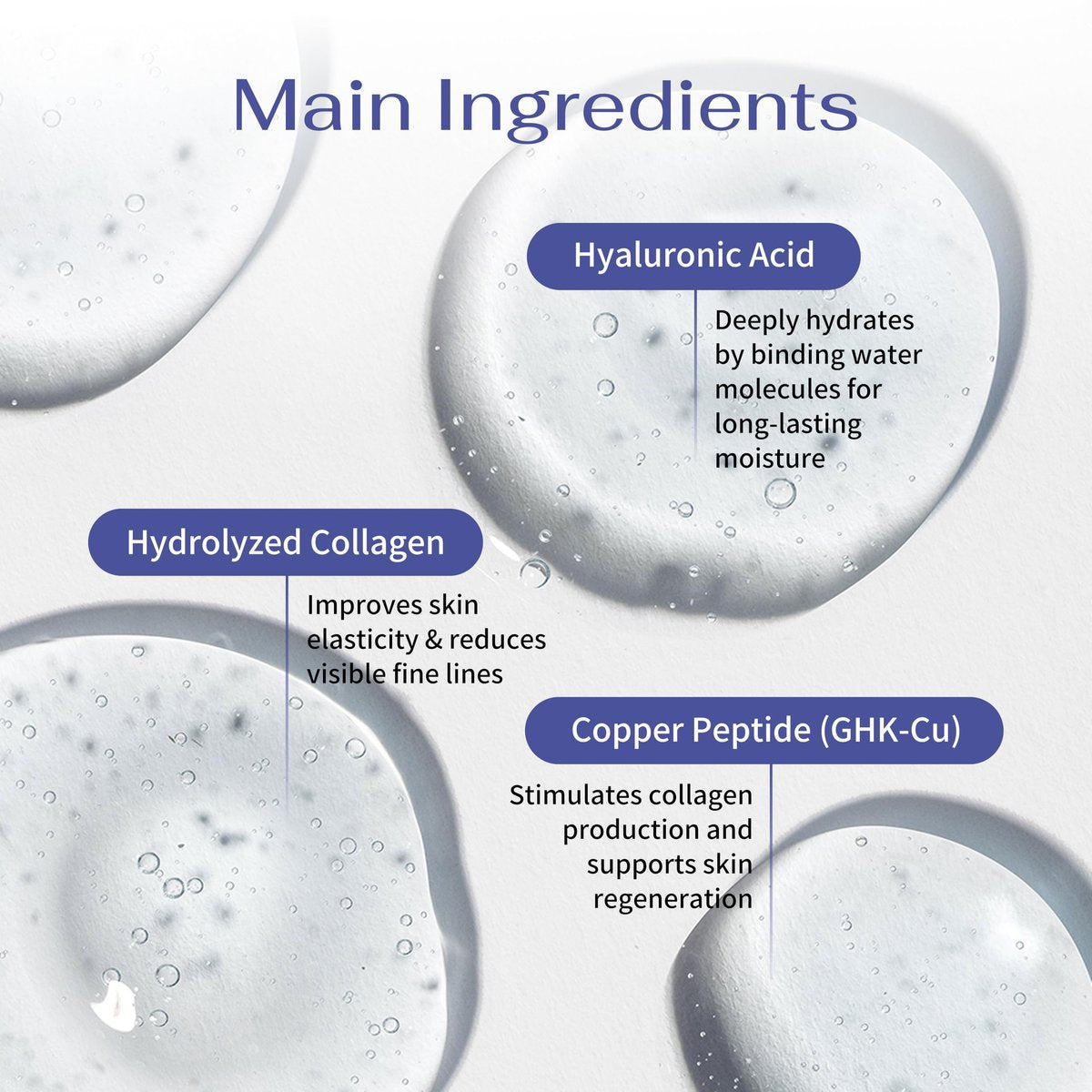 Koreana Skin GHK-Cu Copper Peptide Hydrogel Face Mask – Anti-Aging Collagen Booster for Skin Repair, Firming, Fades Acne Scars & Redness (4 Count) Avelisse