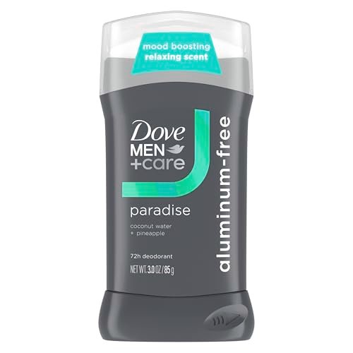 DOVE MEN + CARE Aluminum-Free Deodorant Stick, Paradise Mood Boosting Scent, 72h Odor Protection, 3 oz - görsel 2