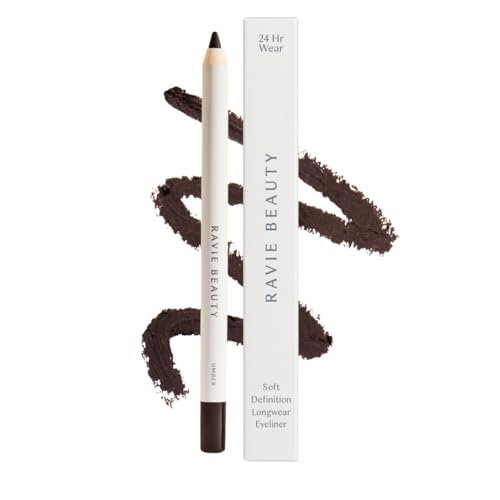 Ravie Beauty Soft Definition Longwear Eyeliner Pencil - Umber (Earthy Brown) - Waterproof, Smudge Resistant, Vegan & Cruelty Free Avelisse