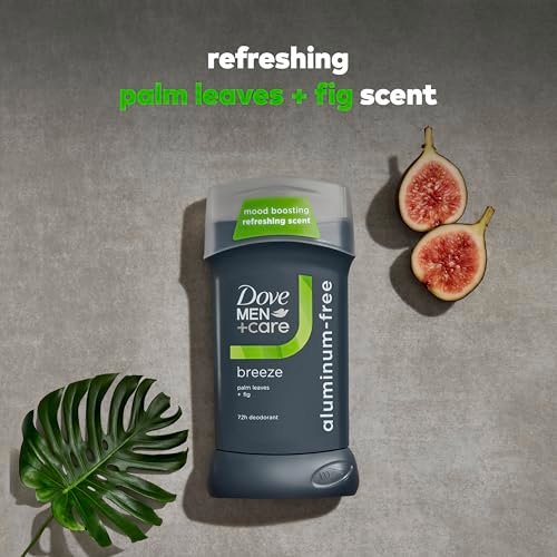 DOVE MEN + CARE Aluminum-Free Deodorant Stick, Breeze Mood Boosting Scent, 72h Odor Protection, 3 oz - görsel 6