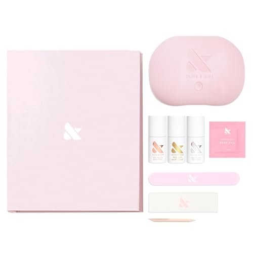 Olive & June Gel Starter Kit – At-Home Gel Manicure Set with LED Lamp, Base & Top Coats, Nail Tools, Vegan & Cruelty-Free Avelisse