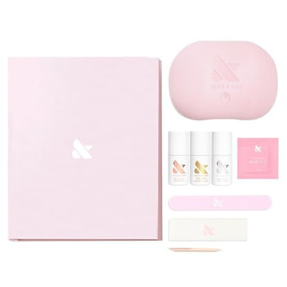 Olive & June Gel Starter Kit – At-Home Gel Manicure Set with LED Lamp, Base & Top Coats, Nail Tools, Vegan & Cruelty-Free Avelisse