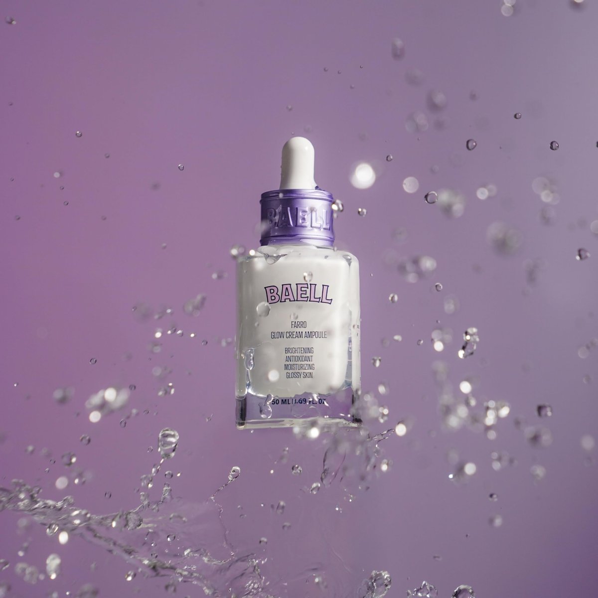 BAELL Farro Enzyme Glow Cream Ampoule - Anti-Aging Face Moisturizer with Niacinamide & Glutathione, 50ml - görsel 10