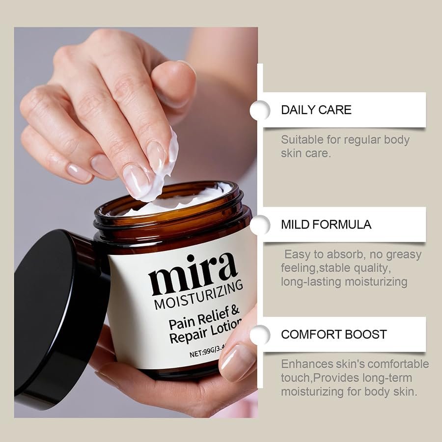 KAVLEE Mira Relief Repair Lotion – Fast Absorbing, Non-Greasy Formula with Natural Plant Ingredients, 3.49 Fl Oz Avelisse