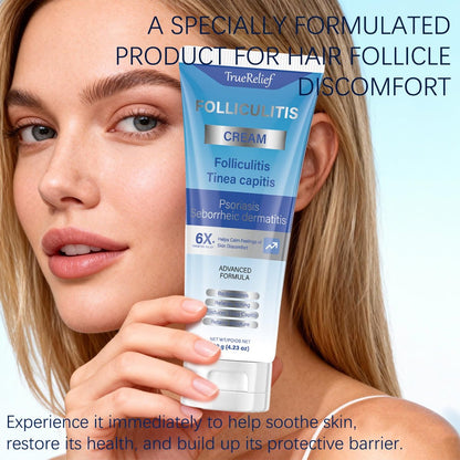 OUHENGTEK Folliculitis Cream - Soothes & Helps Clear Bumps on Scalp, Face, Body & Butt - for Ingrown Hairs, Razor Bumps & Acne - 120g