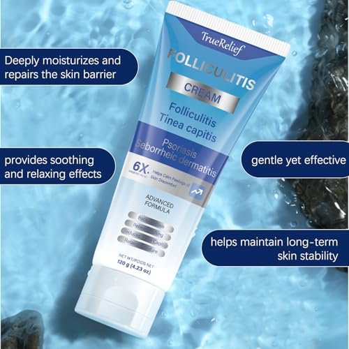 OUHENGTEK Folliculitis Cream - Soothes & Helps Clear Bumps on Scalp, Face, Body & Butt - for Ingrown Hairs, Razor Bumps & Acne - 120g - görsel 10