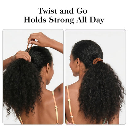 CZZXI 30Ct Hair Ties & Ponytail Holders for Thick Hair, 8mm Wide Gentle Elastics, 3X Stronger with All-Day Comfort, Hair Accessories for Women & Men Avelisse