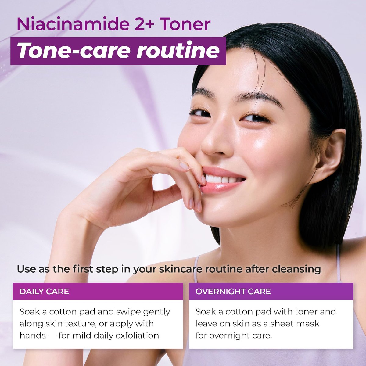 JUMISO Niacinamide 2% + PHA/BHA Pore Smoothing Toner - 205ml/6.93 fl oz - Unscented Korean Glass Skin Prep with TXA & Glutathione Avelisse