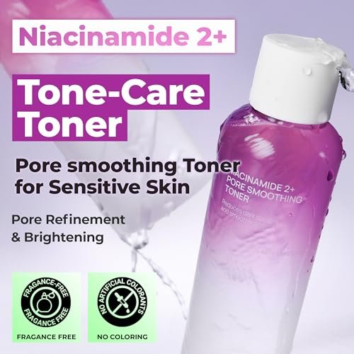 JUMISO Niacinamide 2% + PHA/BHA Pore Smoothing Toner - 205ml/6.93 fl oz - Unscented Korean Glass Skin Prep with TXA & Glutathione Avelisse