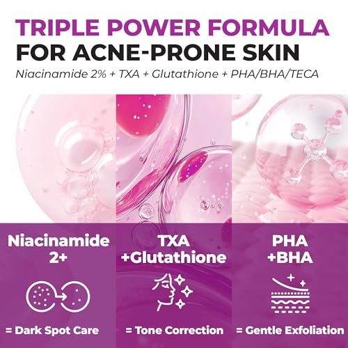 JUMISO Niacinamide 2% + PHA/BHA Pore Smoothing Toner - 205ml/6.93 fl oz - Unscented Korean Glass Skin Prep with TXA & Glutathione Avelisse
