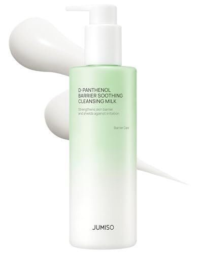 JUMISO D-Panthenol Barrier Soothing Cleansing Milk – 300ml Gentle First Cleanser with 5-Ceramide for Sensitive Skin Avelisse