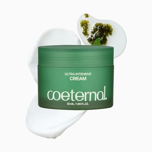 coeternal Ultra Intensive Cream – Hydrating Korean Face Moisturizer with Niacinamide, Arginine & Algae11 Extracts, Non-Greasy Barrier Cream for Dry, Oily or Sensitive Skin, 50ml / 1.69 fl.oz. Avelisse