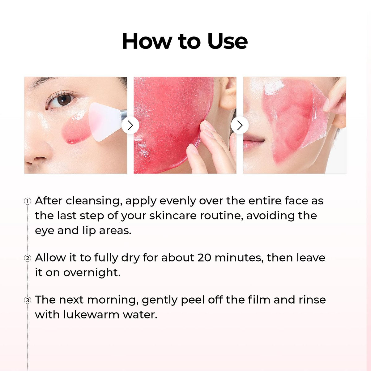 Dr.Melaxin TX Astaxanthin Overnight Wrapping Peel-Off Mask – Skin Tone Improving, Hydrating & Firming Face Mask for Glow & Texture Refinement, 3.58 oz - görsel 9