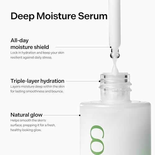 Coeternal Deep Moisture Serum – Korean Hydrating Face Serum with Algae11, Niacinamide & Arginine for Dry Skin, Barrier Repair & Glass Skin Glow, Fragrance-Free K-Beauty Skincare, 50ml / 1.69 fl.oz. Avelisse