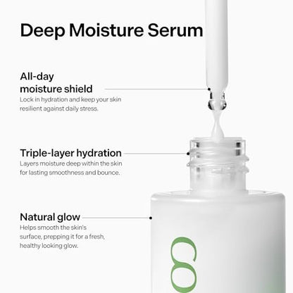 Coeternal Deep Moisture Serum – Korean Hydrating Face Serum with Algae11, Niacinamide & Arginine for Dry Skin, Barrier Repair & Glass Skin Glow, Fragrance-Free K-Beauty Skincare, 50ml / 1.69 fl.oz. Avelisse
