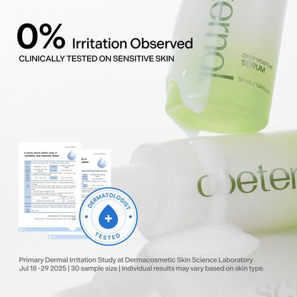Coeternal Deep Moisture Serum – Korean Hydrating Face Serum with Algae11, Niacinamide & Arginine for Dry Skin, Barrier Repair & Glass Skin Glow, Fragrance-Free K-Beauty Skincare, 50ml / 1.69 fl.oz. Avelisse