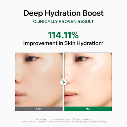 Coeternal Deep Moisture Serum – Korean Hydrating Face Serum with Algae11, Niacinamide & Arginine for Dry Skin, Barrier Repair & Glass Skin Glow, Fragrance-Free K-Beauty Skincare, 50ml / 1.69 fl.oz. Avelisse