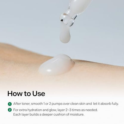 Coeternal Deep Moisture Serum – Korean Hydrating Face Serum with Algae11, Niacinamide & Arginine for Dry Skin, Barrier Repair & Glass Skin Glow, Fragrance-Free K-Beauty Skincare, 50ml / 1.69 fl.oz. Avelisse