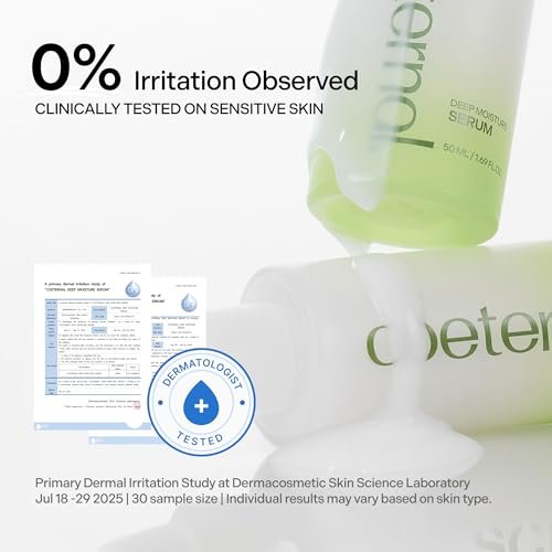 Coeternal Deep Moisture Serum – Korean Hydrating Face Serum with Algae11, Niacinamide & Arginine for Dry Skin, Barrier Repair & Glass Skin Glow, Fragrance-Free K-Beauty Skincare, 50ml / 1.69 fl.oz. Avelisse