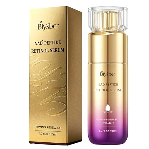 NAD+ Retinol Collagen Face Serum: Anti-Aging Peptide Serum for Tightening Skin, Reducing Wrinkles & Fine Lines, Hydrating for Radiant Glow Avelisse