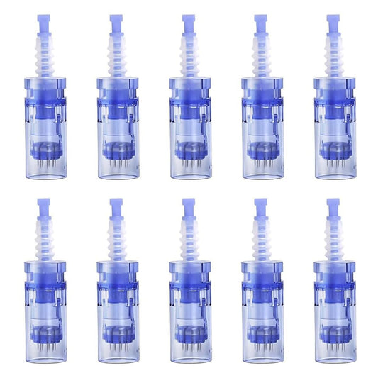12-Pin Microneedling Pen Cartridges (0.25mm, 10-Pack) for Dr. Pen A6, N2, M5, M7 – At-Home Skincare Avelisse