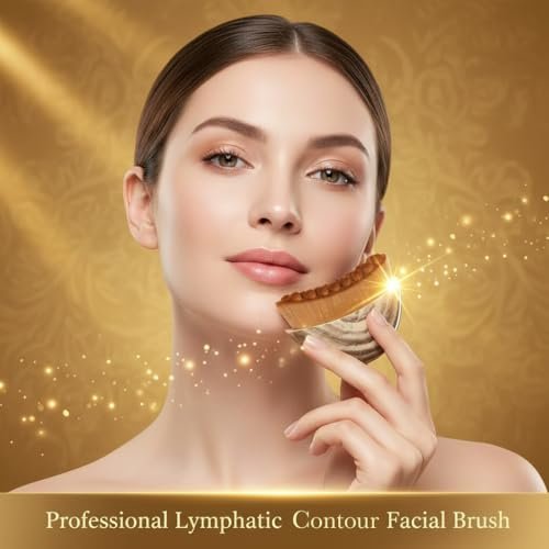 Pukaock 2-Pack Lymphatic Contour Face Brush - Chin Jawline Sculpting Tool, Drainage Massager for Face & Neck, Ergonomic Design for Anti-Swelling & Fatigue Relief - görsel 13