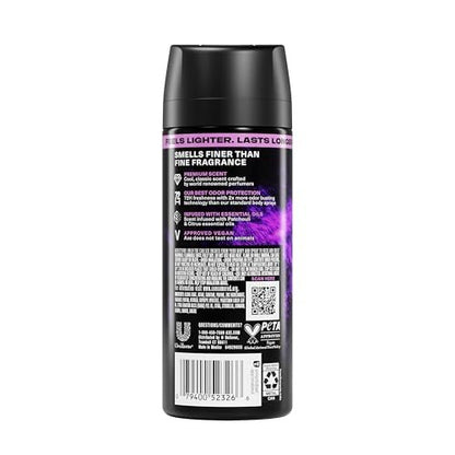 AXE Fine Fragrance Collection Body Spray Purple Patchouli 72 Hour Freshness Aluminum Free 2.9 oz