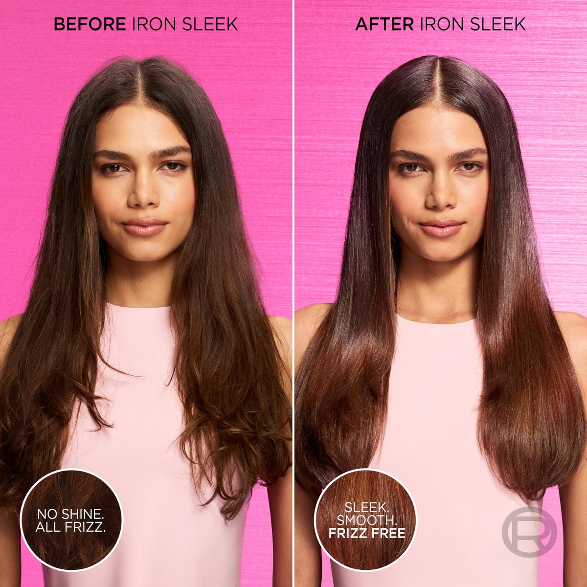 L'Oreal Paris EverPure Sulfate Free Iron Sleek Coat Hair Treatment - Frizz Control & Humidity Protection, Semi-Permanent Smoothing, 5.1 fl oz - görsel 4