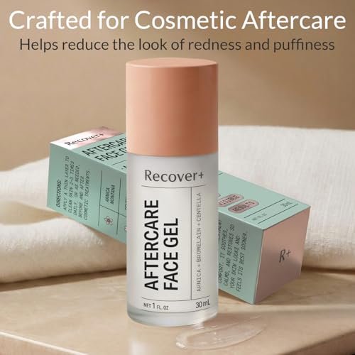 Escentile Arnica Face Gel – Lightweight Post-Procedure Recovery Gel with Arnica, Bromelain, Centella & Vitamin B3, 1 fl oz Avelisse