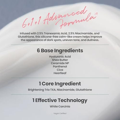 AXIS-Y TXA 2.5% Intensive Brightening Cream – Tranexamic Acid Moisturizer with Niacinamide & Glutathione for Dark Spots & Uneven Skin Tone (1.69 fl. oz.) Avelisse