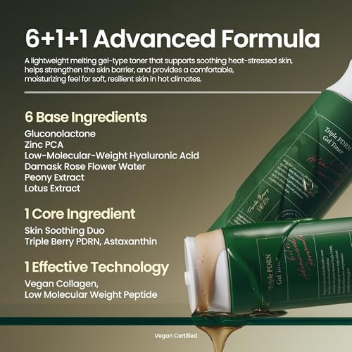 AXIS-Y Triple PDRN Gel Toner – Hydrating Korean Toner with Vegan PDRN, Astaxanthin, Collagen & Peptides – Soothing, Moisture Barrier Repair & Firming Skincare (9.13 fl. oz.) Avelisse