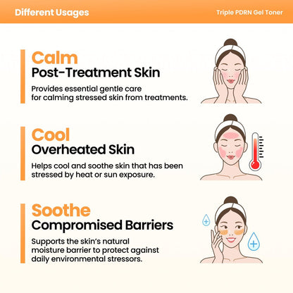 AXIS-Y Triple PDRN Gel Toner – Hydrating Korean Toner with Vegan PDRN, Astaxanthin, Collagen & Peptides – Soothing, Moisture Barrier Repair & Firming Skincare (9.13 fl. oz.) Avelisse