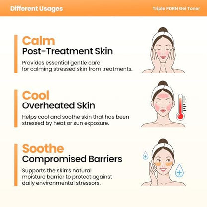 AXIS-Y Triple PDRN Gel Toner – Hydrating Korean Toner with Vegan PDRN, Astaxanthin, Collagen & Peptides – Soothing, Moisture Barrier Repair & Firming Skincare (9.13 fl. oz.) Avelisse
