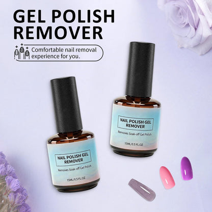 UAOE Gel Nail Remover Kit – Magic Gel Remover for Nails, Professional Gel Polish Remover, No Soaking or Wrapping, Quick & Easy Removal (15ml)