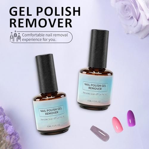 UAOE Gel Nail Remover Kit – Magic Gel Remover for Nails, Professional Gel Polish Remover, No Soaking or Wrapping, Quick & Easy Removal (15ml) - görsel 14