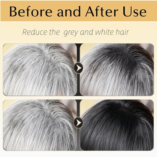FHH 2-Pack Gray Hair Reverse Bar Soap - Black Soap for Gray Hair & Beard Darkening, Deep Clean & Nourish Scalp - Natural Hair Soap Bar for Men and Women Avelisse
